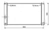 Kühler, Motorkühlung AVA QUALITY COOLING TO2608