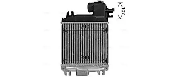 Ladeluftkühler AVA QUALITY COOLING TO4758 Bild Ladeluftkühler AVA QUALITY COOLING TO4758