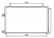 Kondensator, Klimaanlage AVA QUALITY COOLING TO5679D