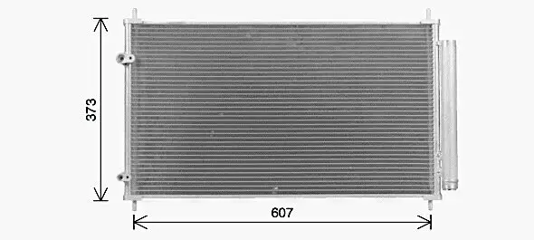 Kondensator, Klimaanlage AVA QUALITY COOLING TO5773D