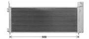 Kondensator, Klimaanlage AVA Clever Choice TO5779D