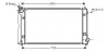 Kühler, Motorkühlung AVA QUALITY COOLING TOA2386