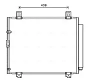 Kondensator, Klimaanlage AVA Clever Choice TOA5690D