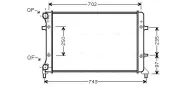 Kühler, Motorkühlung AVA QUALITY COOLING VN2204