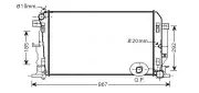 Kühler, Motorkühlung AVA Clever Choice VN2282