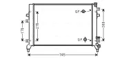 Kühler, Motorkühlung AVA QUALITY COOLING VN2295