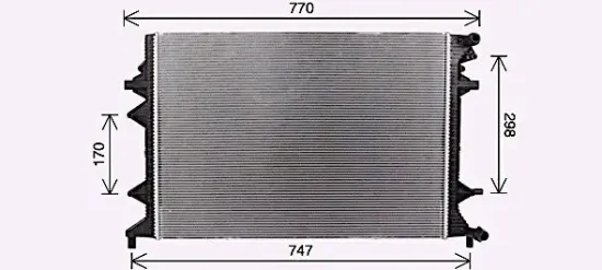 Niedertemperaturkühler, Ladeluftkühler AVA QUALITY COOLING VN2415 Bild Niedertemperaturkühler, Ladeluftkühler AVA QUALITY COOLING VN2415