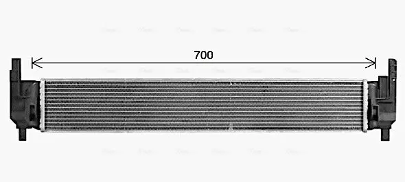 Kühler, Motorkühlung AVA QUALITY COOLING VN2420