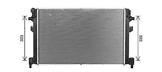 Kühler, Motorkühlung AVA QUALITY COOLING VN2426 Bild Kühler, Motorkühlung AVA QUALITY COOLING VN2426