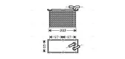 Ladeluftkühler AVA QUALITY COOLING VN4397