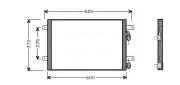Kondensator, Klimaanlage AVA QUALITY COOLING VN5153