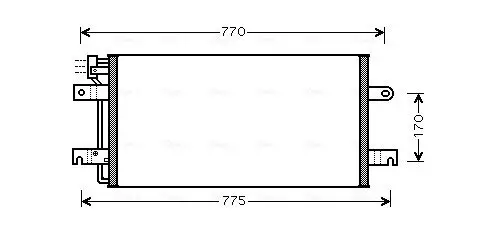 Kondensator, Klimaanlage AVA QUALITY COOLING VN5197