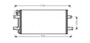 Kondensator, Klimaanlage AVA QUALITY COOLING VN5197