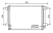 Kondensator, Klimaanlage AVA QUALITY COOLING VN5330D