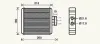 Wärmetauscher, Innenraumheizung AVA QUALITY COOLING VN6196