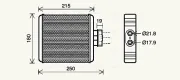 Wärmetauscher, Innenraumheizung AVA QUALITY COOLING VN6196