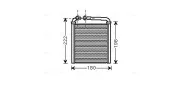 Wärmetauscher, Innenraumheizung AVA QUALITY COOLING VNA6256