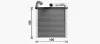 Wärmetauscher, Innenraumheizung AVA QUALITY COOLING VN6424 Bild Wärmetauscher, Innenraumheizung AVA QUALITY COOLING VN6424