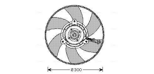 Lüfter, Motorkühlung 12 V AVA QUALITY COOLING VN7517