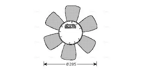 Lüfter, Motorkühlung 12 V AVA QUALITY COOLING VN7523