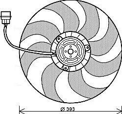 Lüfter, Motorkühlung 12 V AVA QUALITY COOLING VN7526