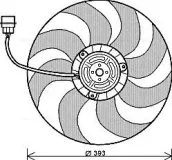 Lüfter, Motorkühlung 12 V AVA QUALITY COOLING VN7526