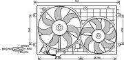 Lüfter, Motorkühlung 12 V AVA Clever Choice VN7528