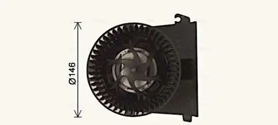 Innenraumgebläse 12 V AVA QUALITY COOLING VN8410 Bild Innenraumgebläse 12 V AVA QUALITY COOLING VN8410