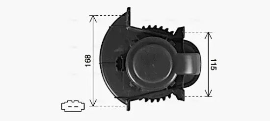 Innenraumgebläse 12 V AVA QUALITY COOLING VN8435 Bild Innenraumgebläse 12 V AVA QUALITY COOLING VN8435