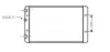 Kühler, Motorkühlung AVA QUALITY COOLING VNA2027