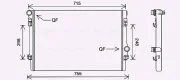 Kühler, Motorkühlung AVA QUALITY COOLING VNA2336