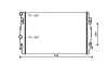 Kühler, Motorkühlung AVA QUALITY COOLING VNA2344
