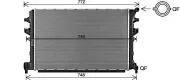 Kühler, Motorkühlung AVA QUALITY COOLING VNA2383