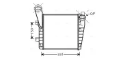 Ladeluftkühler AVA QUALITY COOLING VNA4234