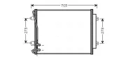 Kondensator, Klimaanlage AVA QUALITY COOLING VNA5226D