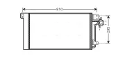 Kondensator, Klimaanlage AVA QUALITY COOLING VNA5236D