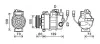 Kompressor, Klimaanlage AVA QUALITY COOLING VNAK382