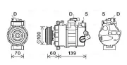 Kompressor, Klimaanlage AVA Clever Choice VNK356