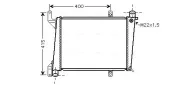 Kühler, Motorkühlung AVA QUALITY COOLING VO2127