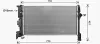 Kühler, Motorkühlung AVA QUALITY COOLING VO2304 Bild Kühler, Motorkühlung AVA QUALITY COOLING VO2304