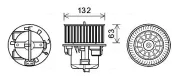 Innenraumgebläse 12 V AVA QUALITY COOLING VO8178