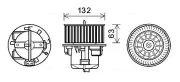 Innenraumgebläse 12 V AVA QUALITY COOLING VO8179