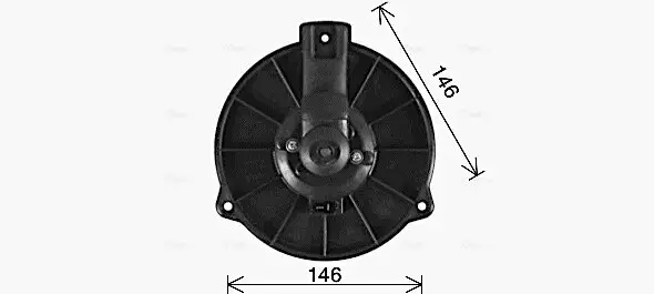 Innenraumgebläse 12 V AVA Clever Choice VO8306