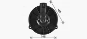 Innenraumgebläse 12 V AVA Clever Choice VO8306