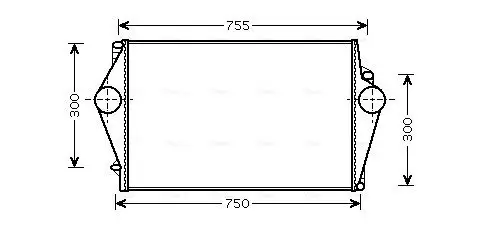 Ladeluftkühler AVA QUALITY COOLING VOA4136 Bild Ladeluftkühler AVA QUALITY COOLING VOA4136