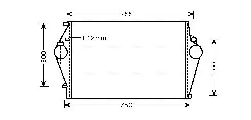 Ladeluftkühler AVA QUALITY COOLING VOA4137 Bild Ladeluftkühler AVA QUALITY COOLING VOA4137