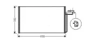 Kondensator, Klimaanlage AVA QUALITY COOLING VOA5150