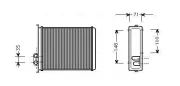 Wärmetauscher, Innenraumheizung AVA QUALITY COOLING VOA6085