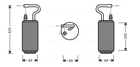 Trockner, Klimaanlage AVA QUALITY COOLING VOD097