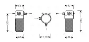 Trockner, Klimaanlage AVA QUALITY COOLING VOD099